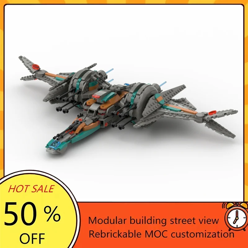 620PCS Popular Space War Movie Model MOC Building Bricks Spaceship Modular Technology Gifts Holiday Assemble Children Toy Suit
620PCS Popular Space War Movie Model MOC Building Bricks Spaceship Modular Technology Gifts Holiday Assemble Children Toy Suit