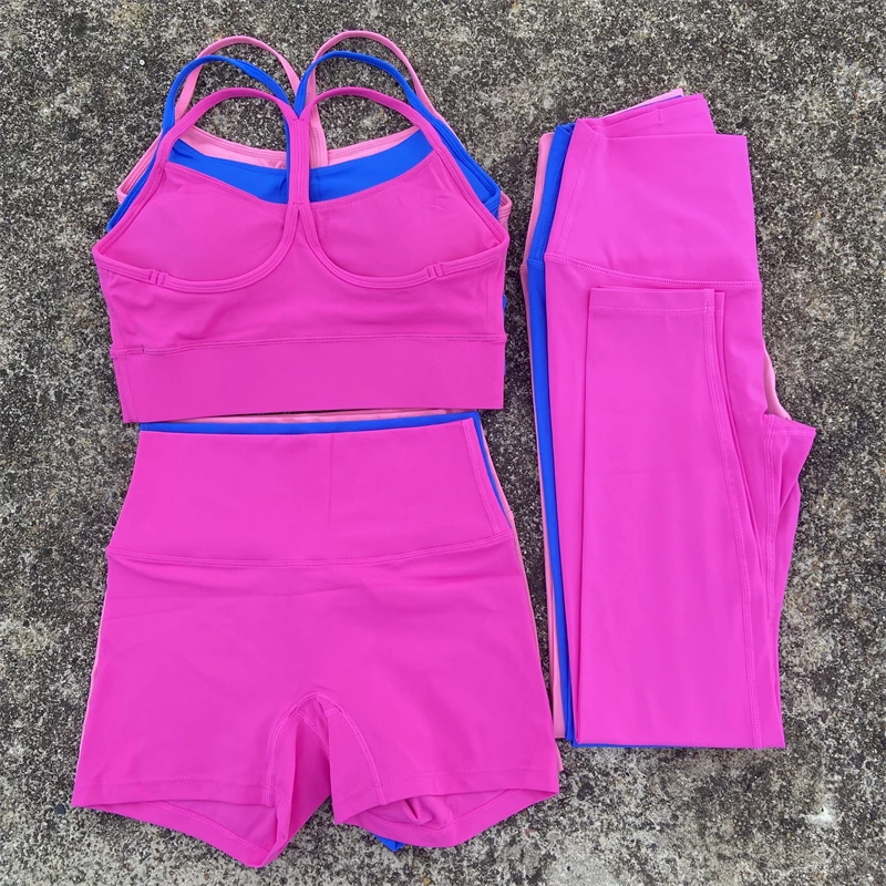 Yoga Clothes Set 2 Piece Gym Sports Set Women Y Shape Back Bra High Waist Shorts Leggings Fitness Suit Running Workout Tracksuit
Yoga Clothes Set 2 Piece Gym Sports Set Women Y Shape Back Bra High Waist Shorts Leggings Fitness Suit Running Workout Tracksuit