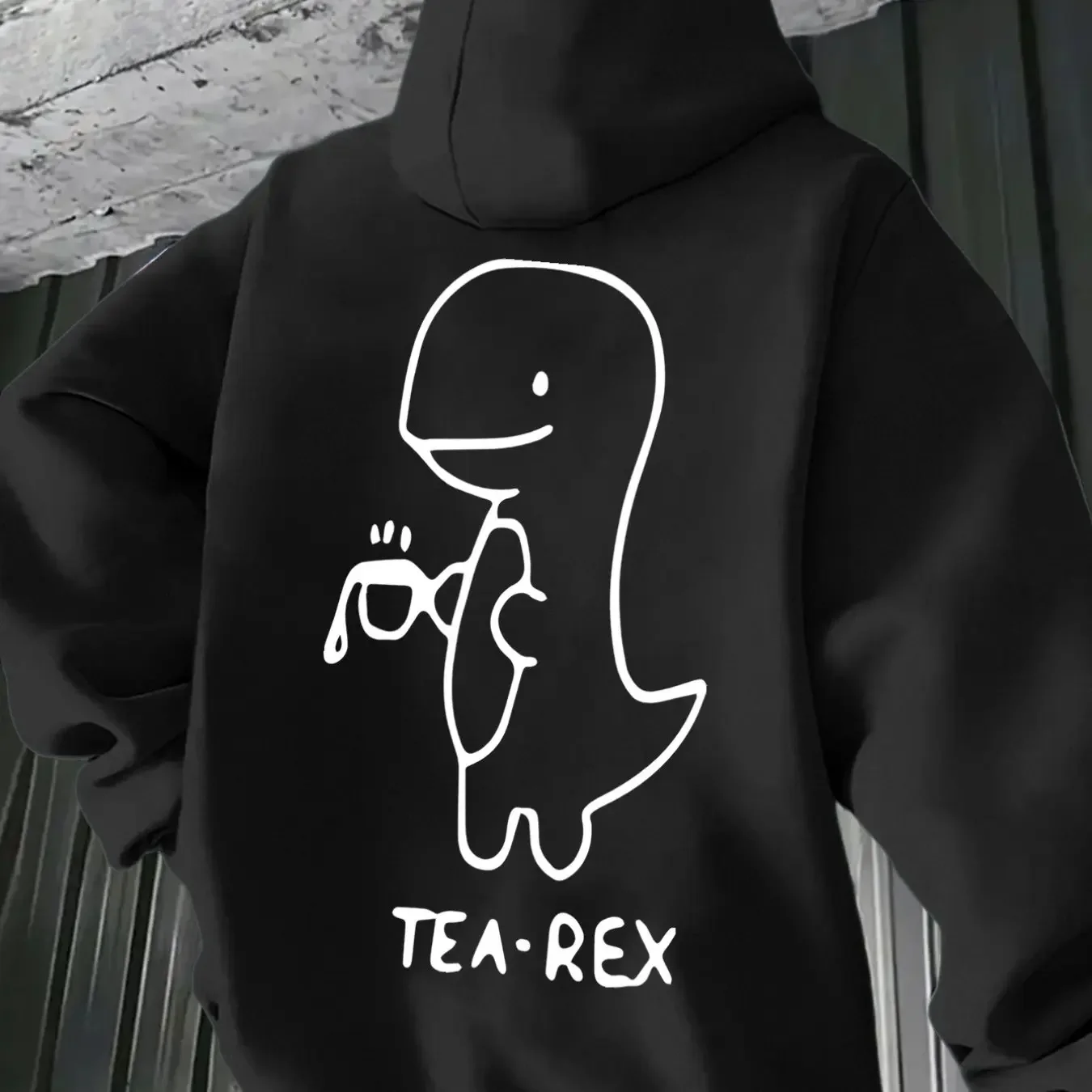 Men's Pink Dinosaur & Tea Rex Back Print Hooded Sweatshirt - Soft Pink Casual Pullover with Pockets
Men's Pink Dinosaur & Tea Rex Back Print Hooded Sweatshirt - Soft Pink Casual Pullover with Pockets