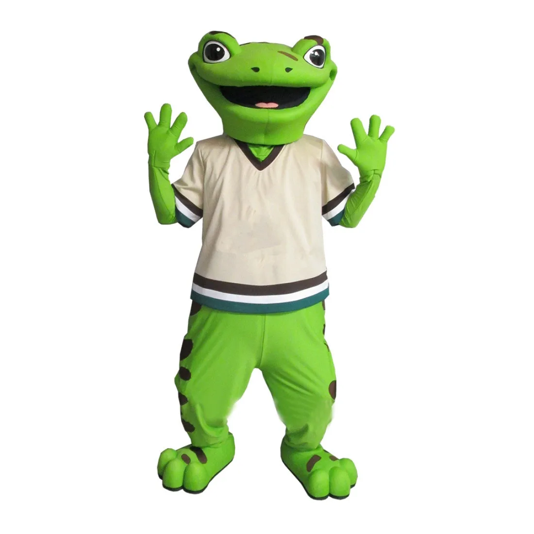Green Frog Mascot Costume Custom New Quality Frog Theme Cartoon Anime Cosplay Fancy Dress for Holiday Carnival Party Sports
Green Frog Mascot Costume Custom New Quality Frog Theme Cartoon Anime Cosplay Fancy Dress for Holiday Carnival Party Sports