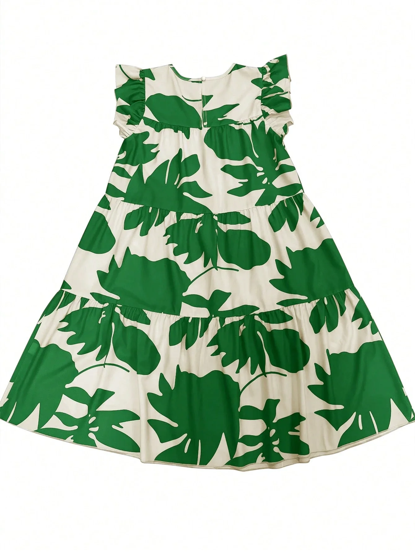 Women's Casual Loose A-Line Dress With Leaf Print Summer
Women's Casual Loose A-Line Dress With Leaf Print Summer