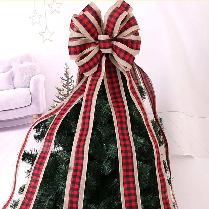 Large Red Bows With Edge And Long Streamers, Christmas Wreath Bows For Xmas Tree Handmade Holiday Party Decorations
Large Red Bows With Edge And Long Streamers, Christmas Wreath Bows For Xmas Tree Handmade Holiday Party Decorations