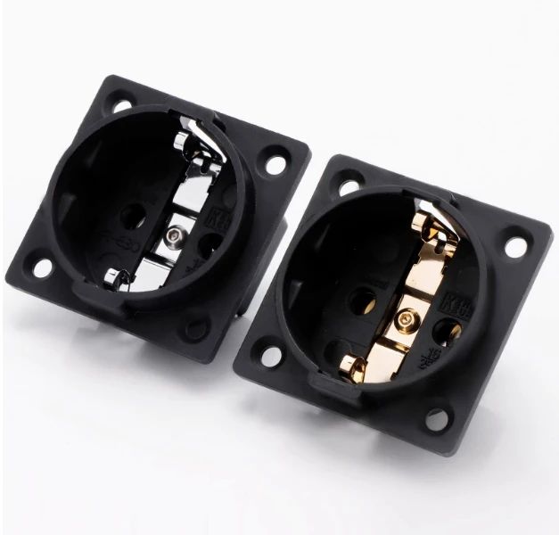 FI-E30 European standard gold-plated rhodium-plated wall plug audio power supply 86 square panel socket 250V 16A
FI-E30 European standard gold-plated rhodium-plated wall plug audio power supply 86 square panel socket 250V 16A