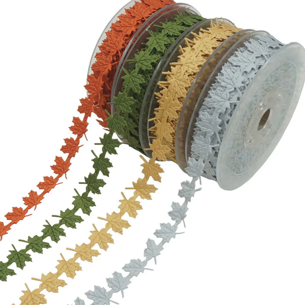 Embossed Maple Leaf Ribbon Party Decoration Decorative Christmas Autumn Polyester Decorations Creative Gift
Embossed Maple Leaf Ribbon Party Decoration Decorative Christmas Autumn Polyester Decorations Creative Gift