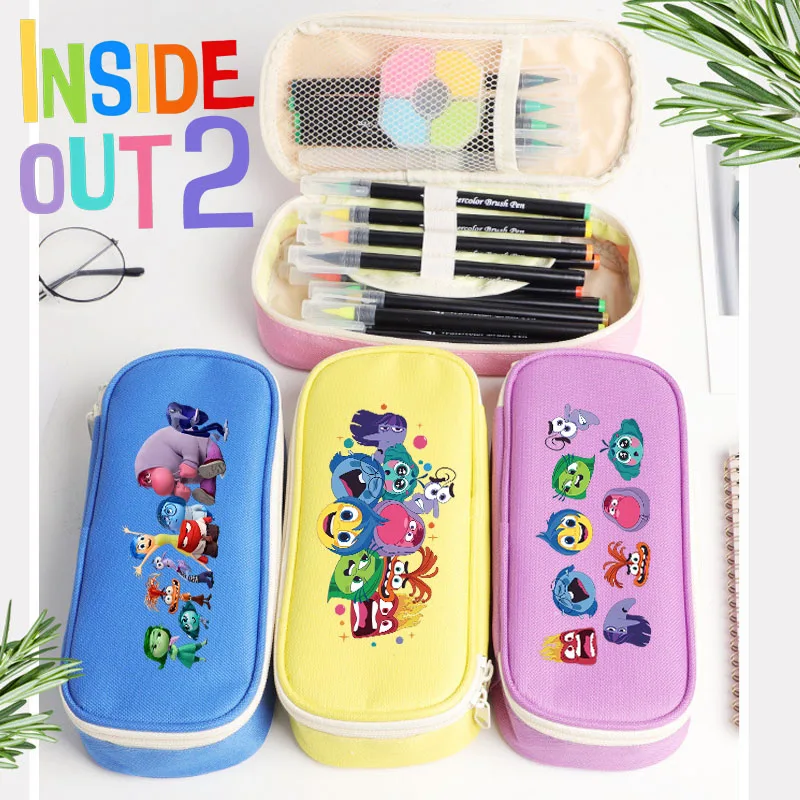 Inside Outs 2 Student Stationery Box Disney Cartoon Pencil Case Cute Boy Girl Zipper Pen Pouch Anime School Supplies Gifts
Inside Outs 2 Student Stationery Box Disney Cartoon Pencil Case Cute Boy Girl Zipper Pen Pouch Anime School Supplies Gifts