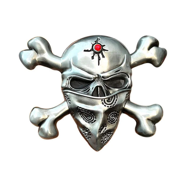 Zinc alloy skull scalp buckle in western style
Zinc alloy skull scalp buckle in western style