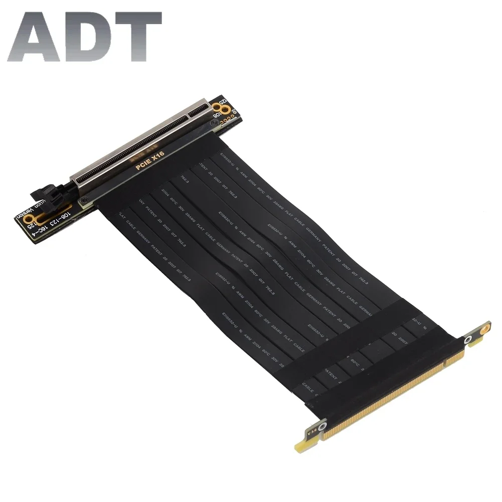 Pci Express X16 Male Vertical 90 Right Angle PCIe 3.0 X16 X16 Extension Cable Riser Ribbon Extender For Graphics Vertical
Pci Express X16 Male Vertical 90 Right Angle PCIe 3.0 X16 X16 Extension Cable Riser Ribbon Extender For Graphics Vertical