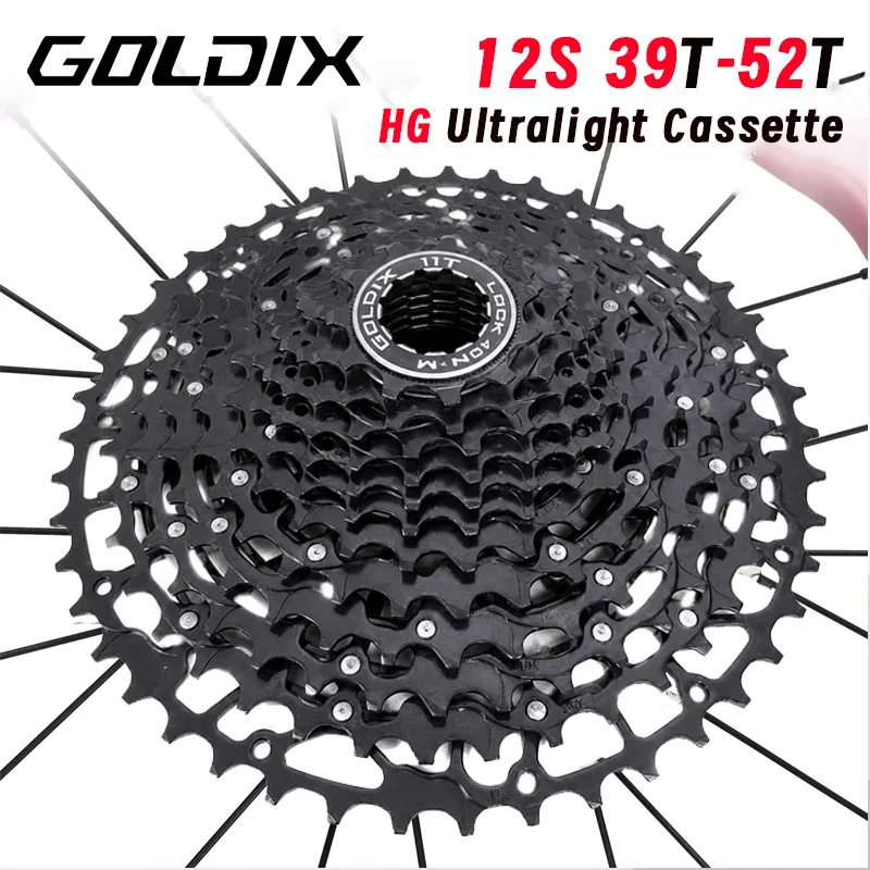 GOLDIX hg 12-speed mtb cassette 11 39t 40t 42t 46t 48t 50t 52t For SRAM SX Eagle PG-1210 PG-1230 Ultralight MTB bike cassette
GOLDIX hg 12-speed mtb cassette 11 39t 40t 42t 46t 48t 50t 52t For SRAM SX Eagle PG-1210 PG-1230 Ultralight MTB bike cassette