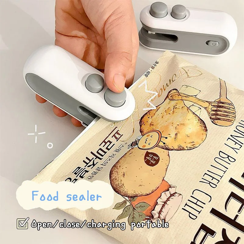 New Mini Bag Sealer Plastic Bag Sealing Machine 2 in 1 Heat Seal Rechargeable With Cutter For Plastic Bags / Snack Bags
New Mini Bag Sealer Plastic Bag Sealing Machine 2 in 1 Heat Seal Rechargeable With Cutter For Plastic Bags / Snack Bags