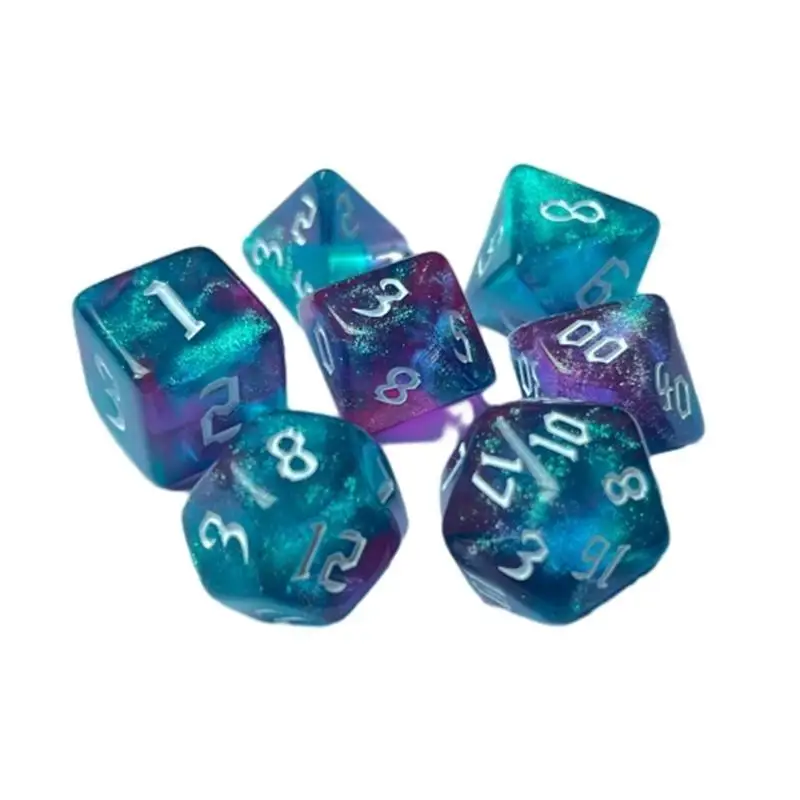 652F 7Pcs/pack Polyhedral Dices Party Board Game Entertainment Educational Toy Dices
652F 7Pcs/pack Polyhedral Dices Party Board Game Entertainment Educational Toy Dices