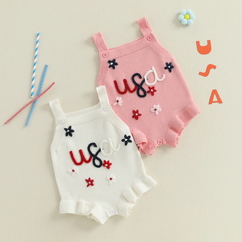 2025-03-04 Lioraitiin Baby Girl Knit Overalls Floral Letter Embroidery Sleeveless Square Neck Jumpsuit Bubble Bodysuit
2025-03-04 Lioraitiin Baby Girl Knit Overalls Floral Letter Embroidery Sleeveless Square Neck Jumpsuit Bubble Bodysuit
