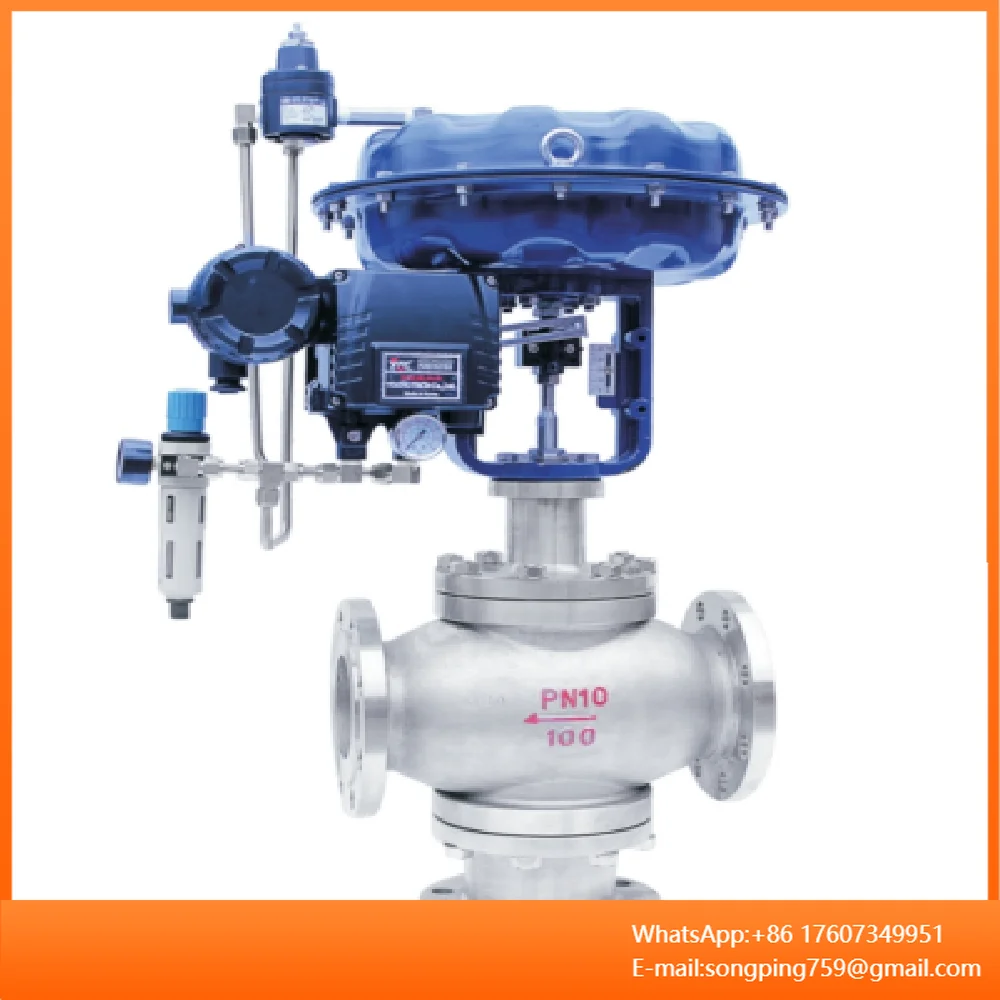 High-Temperature 3-Way Split Valve Body Pneumatic Film Control Valve Multi-spring Pneumatic Diaphragm Actuator Solenoid Gas OEM
High-Temperature 3-Way Split Valve Body Pneumatic Film Control Valve Multi-spring Pneumatic Diaphragm Actuator Solenoid Gas OEM