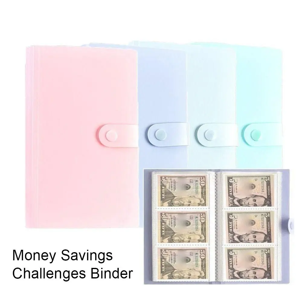 1Pcs Portable Money Album Waterproof Practical Money Savings Challenges Binder Tear Resistant 120/240 Envelope
1Pcs Portable Money Album Waterproof Practical Money Savings Challenges Binder Tear Resistant 120/240 Envelope