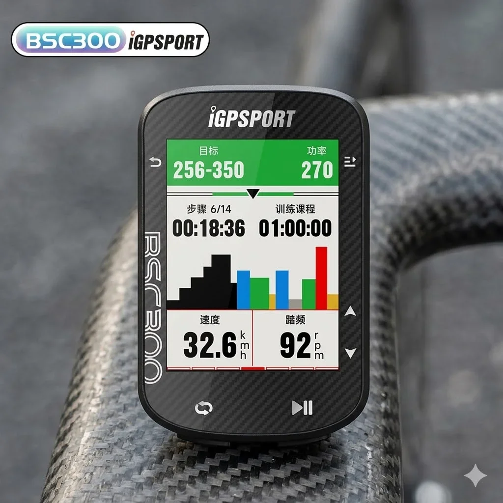 IGPSPORT BSC300T Bike GPS Computer Cycling Wireless Speedmeter Color Touch-Screen Map Navigation ANT+ Sensors Bicycle Odometer
IGPSPORT BSC300T Bike GPS Computer Cycling Wireless Speedmeter Color Touch-Screen Map Navigation ANT+ Sensors Bicycle Odometer