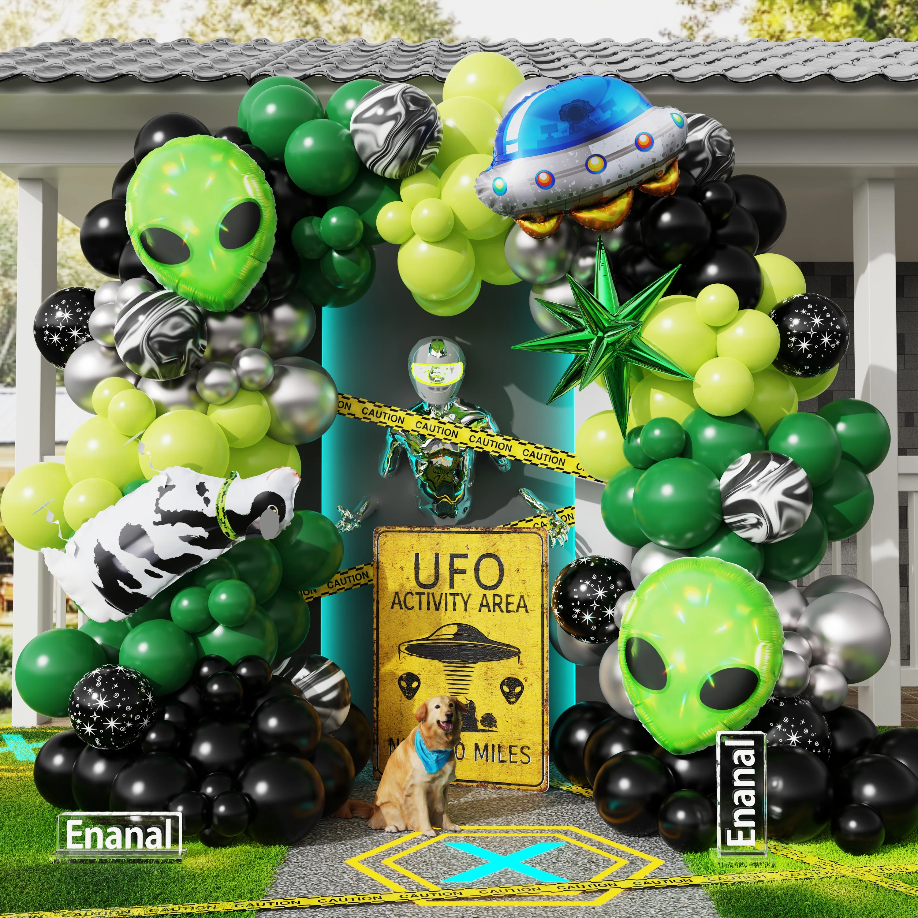 122pcs Alien Balloon Garland Arch Kit UFO Spaceship Cow Exploding Star Foil Balloons Space Universe Themed Birthday Party Decor
122pcs Alien Balloon Garland Arch Kit UFO Spaceship Cow Exploding Star Foil Balloons Space Universe Themed Birthday Party Decor