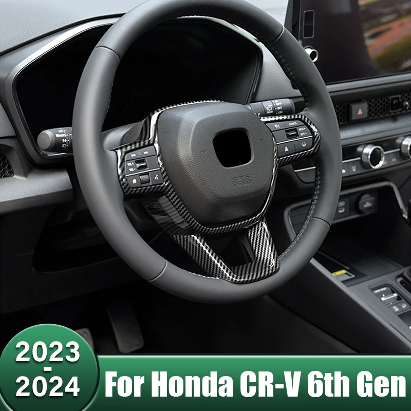 ABS Car Steering Wheel Decoration Cover Sticker Trim Frame Interior Accessories For Honda CR-V CRV CR V 6th Gen 2023 2024
ABS Car Steering Wheel Decoration Cover Sticker Trim Frame Interior Accessories For Honda CR-V CRV CR V 6th Gen 2023 2024