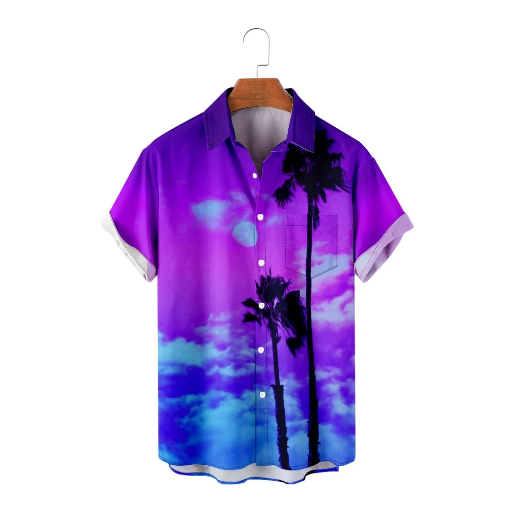 Harajuku Luxury New coconut tree 3D Print Men Single Breasted shirt Casual Women Blouse Short Sleeve Summer Flip collar shirts
Harajuku Luxury New coconut tree 3D Print Men Single Breasted shirt Casual Women Blouse Short Sleeve Summer Flip collar shirts