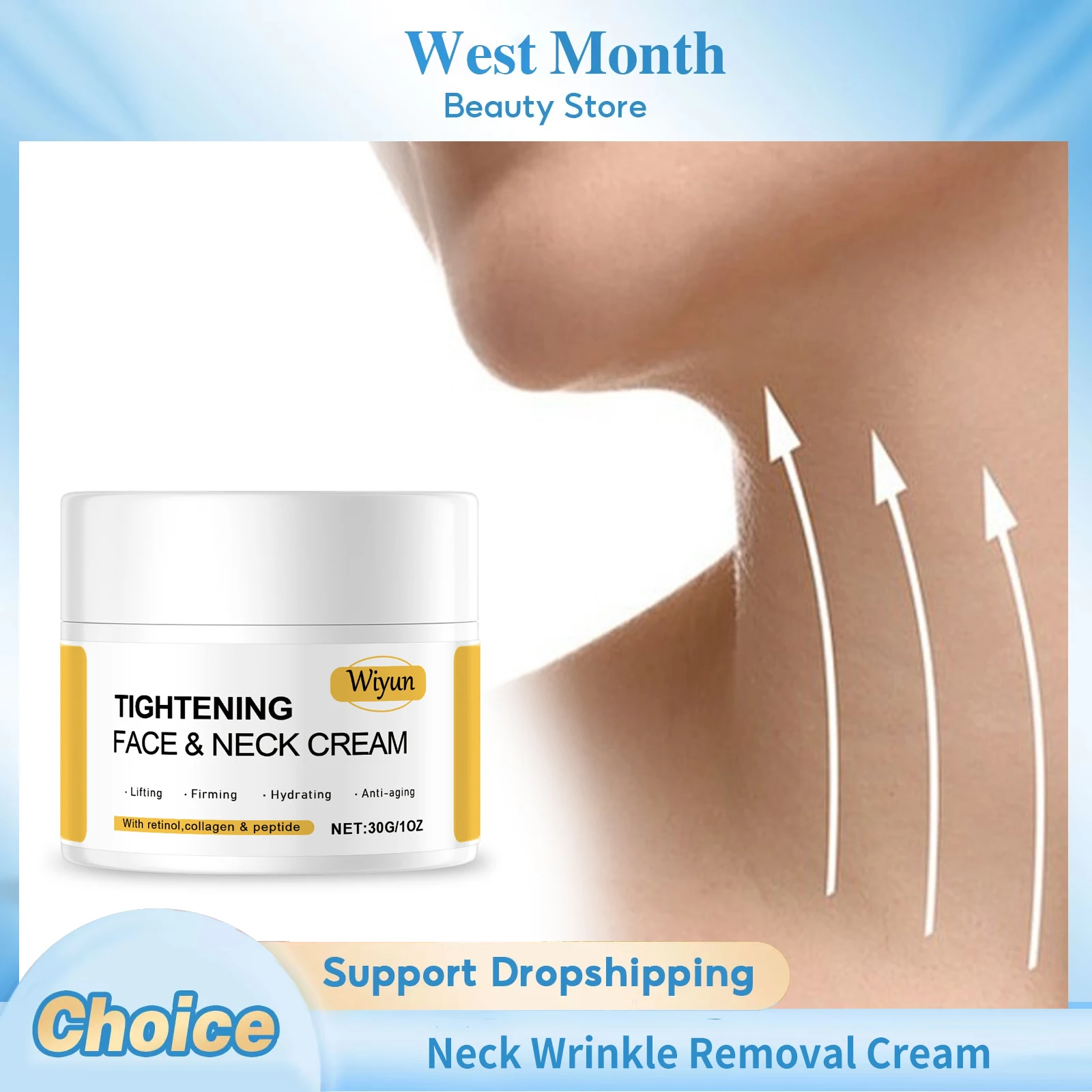 Neck Wrinkles Removal Cream Firming Lifting Nourishing Anti-Aging Smoothing Fade Neck Fine Lines Brightening Neck Tighten Cream
Neck Wrinkles Removal Cream Firming Lifting Nourishing Anti-Aging Smoothing Fade Neck Fine Lines Brightening Neck Tighten Cream