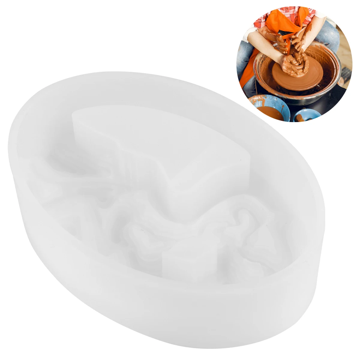 Diy Silicone Mold Oval Terrace Potted Mould Crystal Epoxy Mold For Handmade Cup Base Mirror Decoration Creative Tableware Studio
Diy Silicone Mold Oval Terrace Potted Mould Crystal Epoxy Mold For Handmade Cup Base Mirror Decoration Creative Tableware Studio