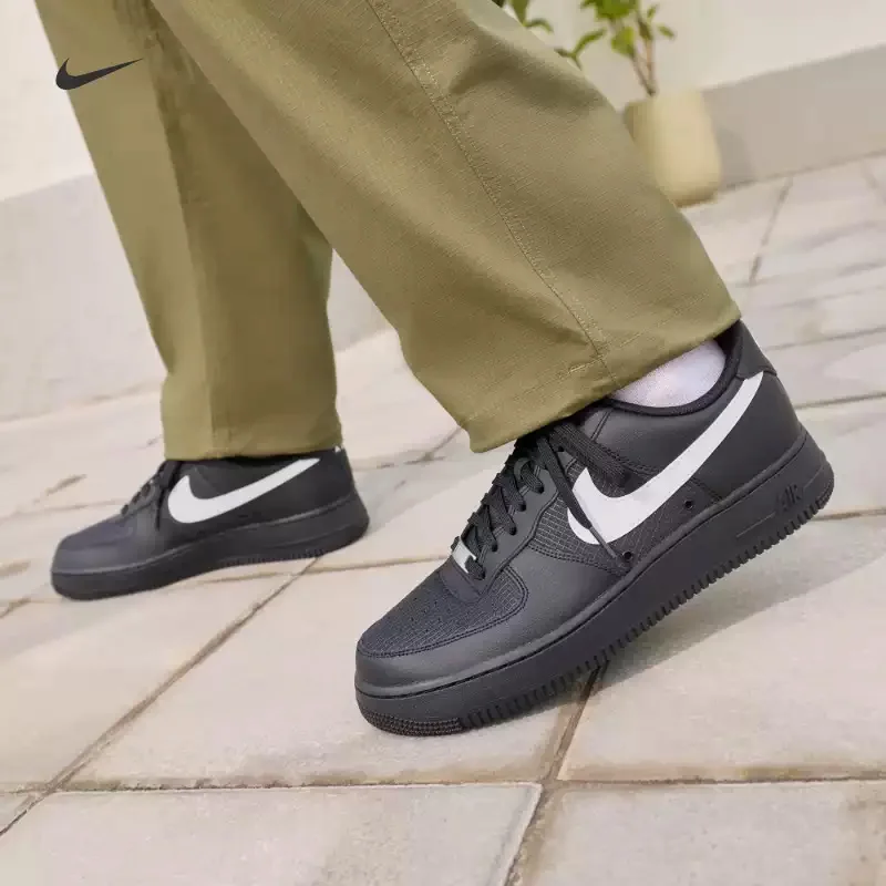 Nike Air Force 1 Black White Mesh Leather Casual Sneakers Men Low Top Skate Shoes IR0952-001
Nike Air Force 1 Black White Mesh Leather Casual Sneakers Men Low Top Skate Shoes IR0952-001