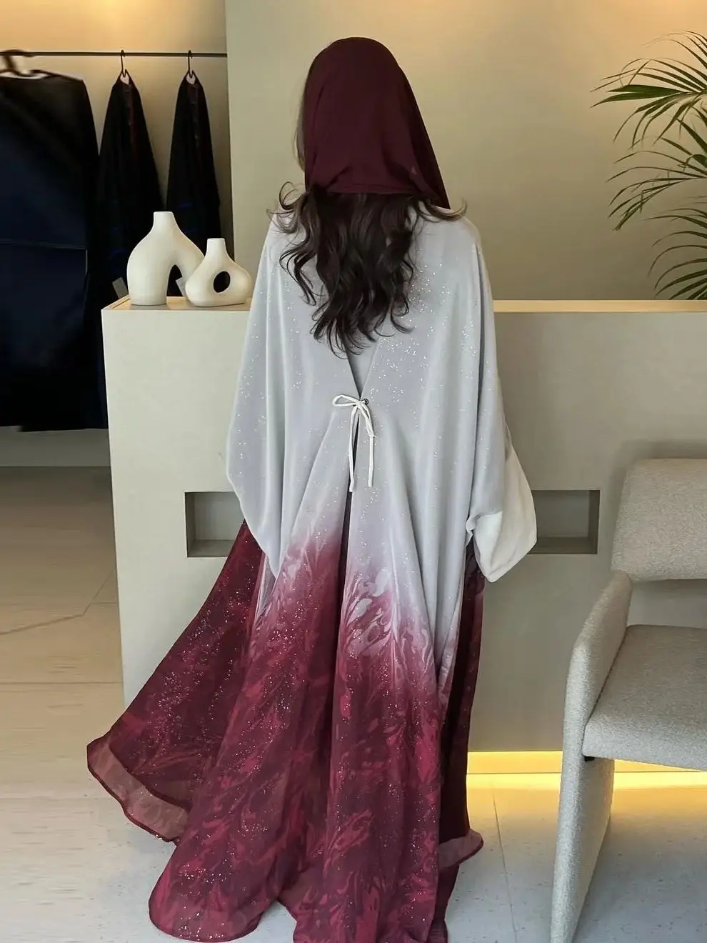 Ramadan Eid Fashion Bling bling Shiny Muslim Dress Women's Full Length Cool Chiffon Robe Middle East Muslim abayas Wy2261
Ramadan Eid Fashion Bling bling Shiny Muslim Dress Women's Full Length Cool Chiffon Robe Middle East Muslim abayas Wy2261