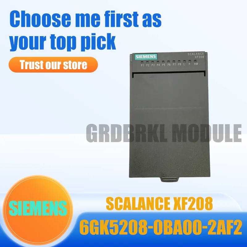New Original SIEMENS 6GK5208-0BA00-2AF2 SCALANCE XF208 Flat Managed Industrial Switch
New Original SIEMENS 6GK5208-0BA00-2AF2 SCALANCE XF208 Flat Managed Industrial Switch