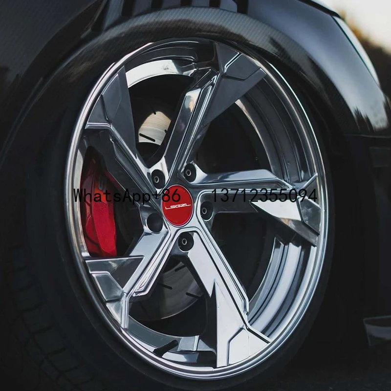 New Gloss Black Forged Aluminum Alloy Car Wheels 19 20 21 22 24 Inch for Audi GTR Nissan AMG G63 for BMW C8 Urus with 100mm PCD
New Gloss Black Forged Aluminum Alloy Car Wheels 19 20 21 22 24 Inch for Audi GTR Nissan AMG G63 for BMW C8 Urus with 100mm PCD