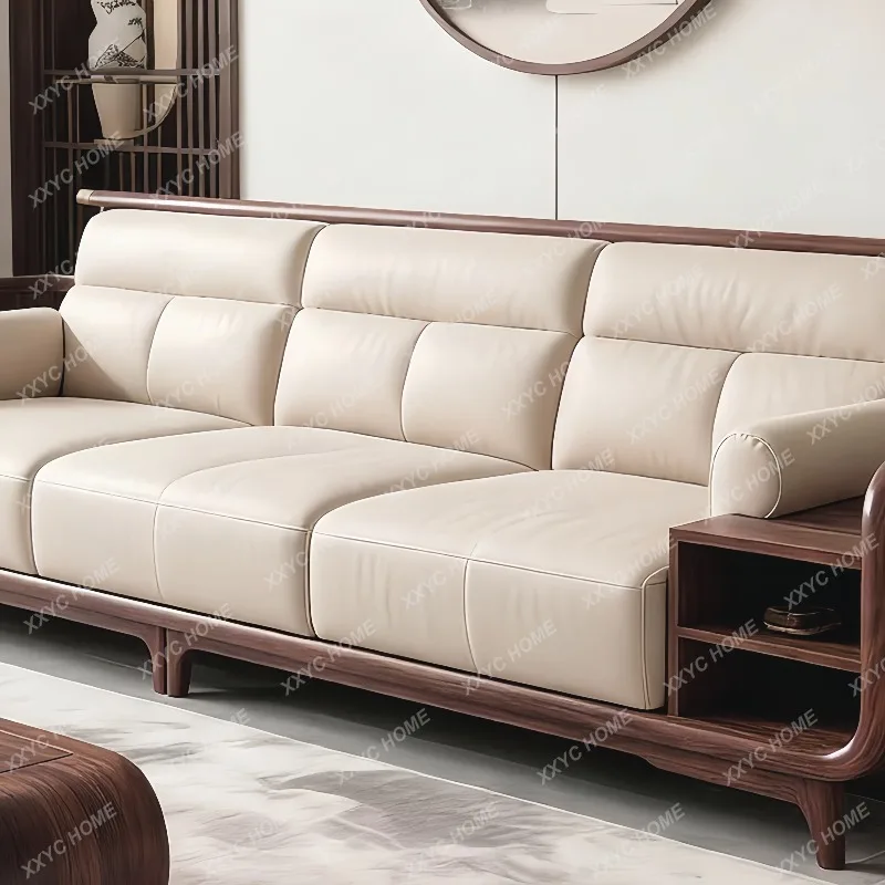 New Chinese Style Solid Wood Sofa Walnut Living Room Reception Light Luxury Straight Row Sofa
New Chinese Style Solid Wood Sofa Walnut Living Room Reception Light Luxury Straight Row Sofa