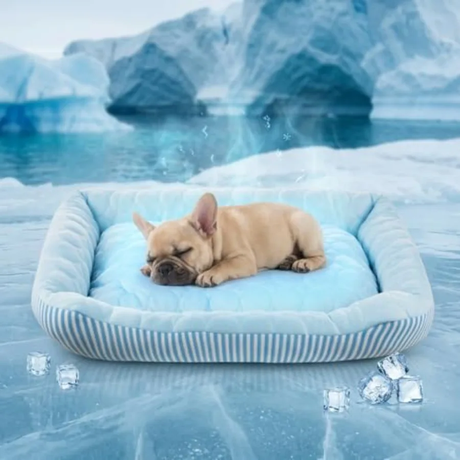 Cooling Dog Bed for Dogs Breathable Dog Cooling Mat with Self Cooling Ice Silk Fabric Washable Summer Pet Bed for Indoor Outdoo
Cooling Dog Bed for Dogs Breathable Dog Cooling Mat with Self Cooling Ice Silk Fabric Washable Summer Pet Bed for Indoor Outdoo