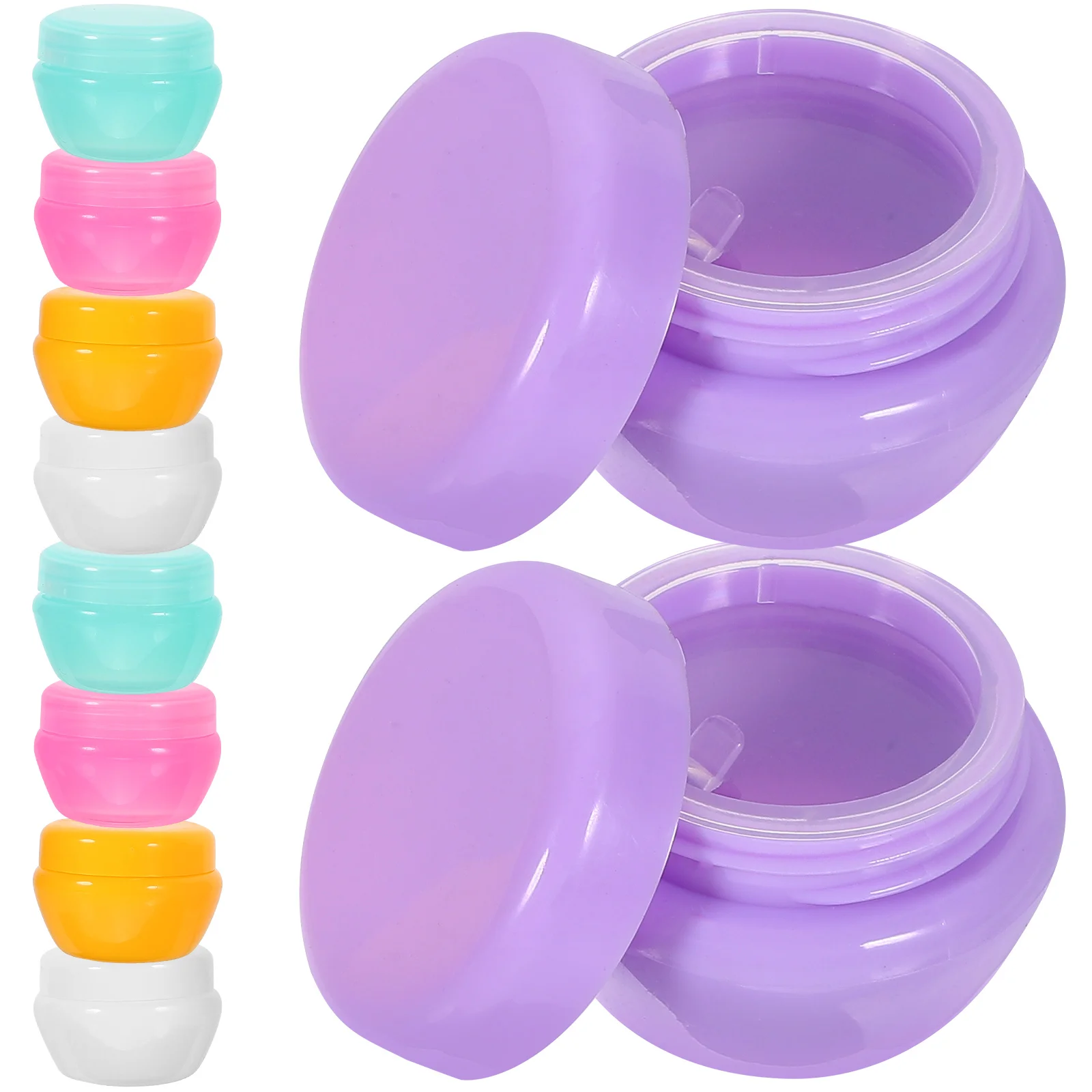 10 Pcs Face Cream Travel Jars 10g Leak Proof Containers Empty Bottles Cream Plastic Toiletries Portable Samples
10 Pcs Face Cream Travel Jars 10g Leak Proof Containers Empty Bottles Cream Plastic Toiletries Portable Samples