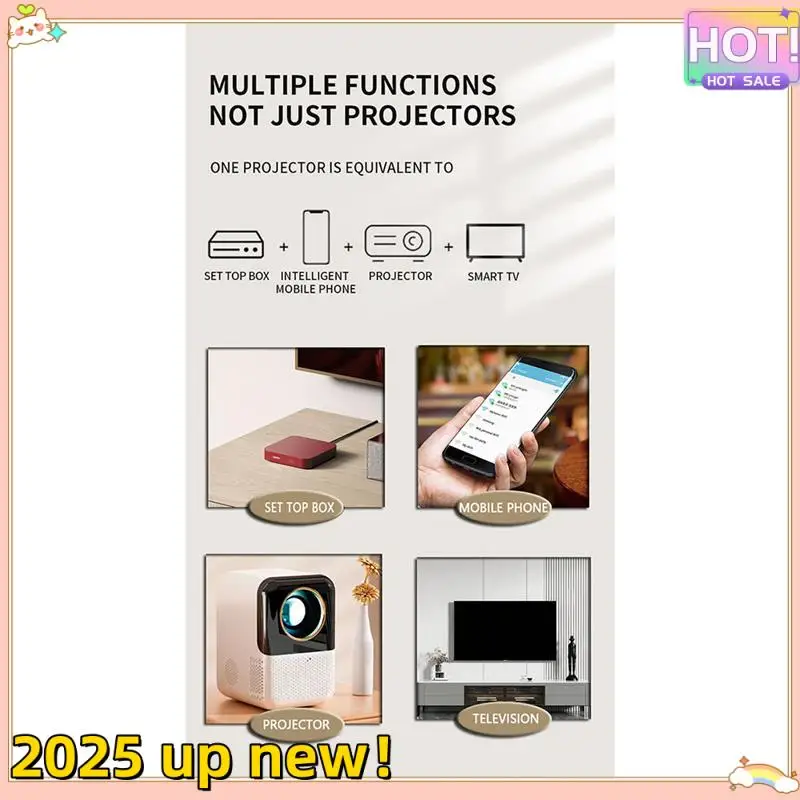 Delicate Texture-X10 Wifi Mini Projector 1080P HD Universal Projector Manual Zoom Smartphone Projector Movie PC TV
Delicate Texture-X10 Wifi Mini Projector 1080P HD Universal Projector Manual Zoom Smartphone Projector Movie PC TV