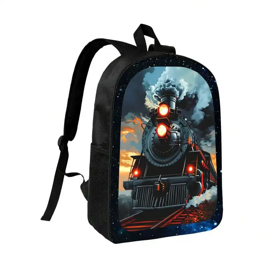 Vintage Steam Train Print Backpack For Adults Lightweight Daily Use Adjustable Straps Zipper Closure
Vintage Steam Train Print Backpack For Adults Lightweight Daily Use Adjustable Straps Zipper Closure