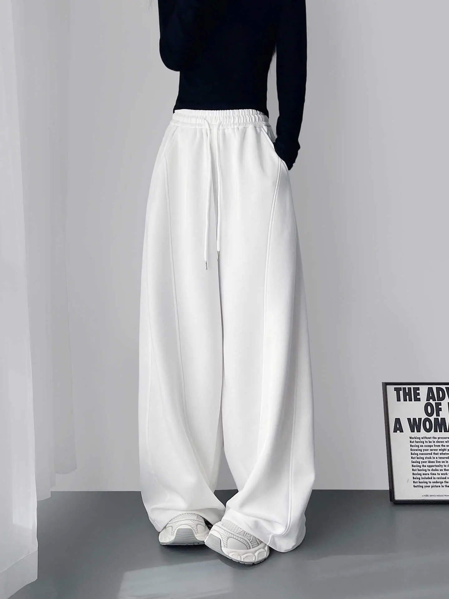 High Waist Wide Leg Pants Casual Sporty Pear Shape Lazy Style Autumn New Arrival plus Size Women's Comfortable Polyester Trou...
High Waist Wide Leg Pants Casual Sporty Pear Shape Lazy Style Autumn New Arrival plus Size Women's Comfortable Polyester Trou...
