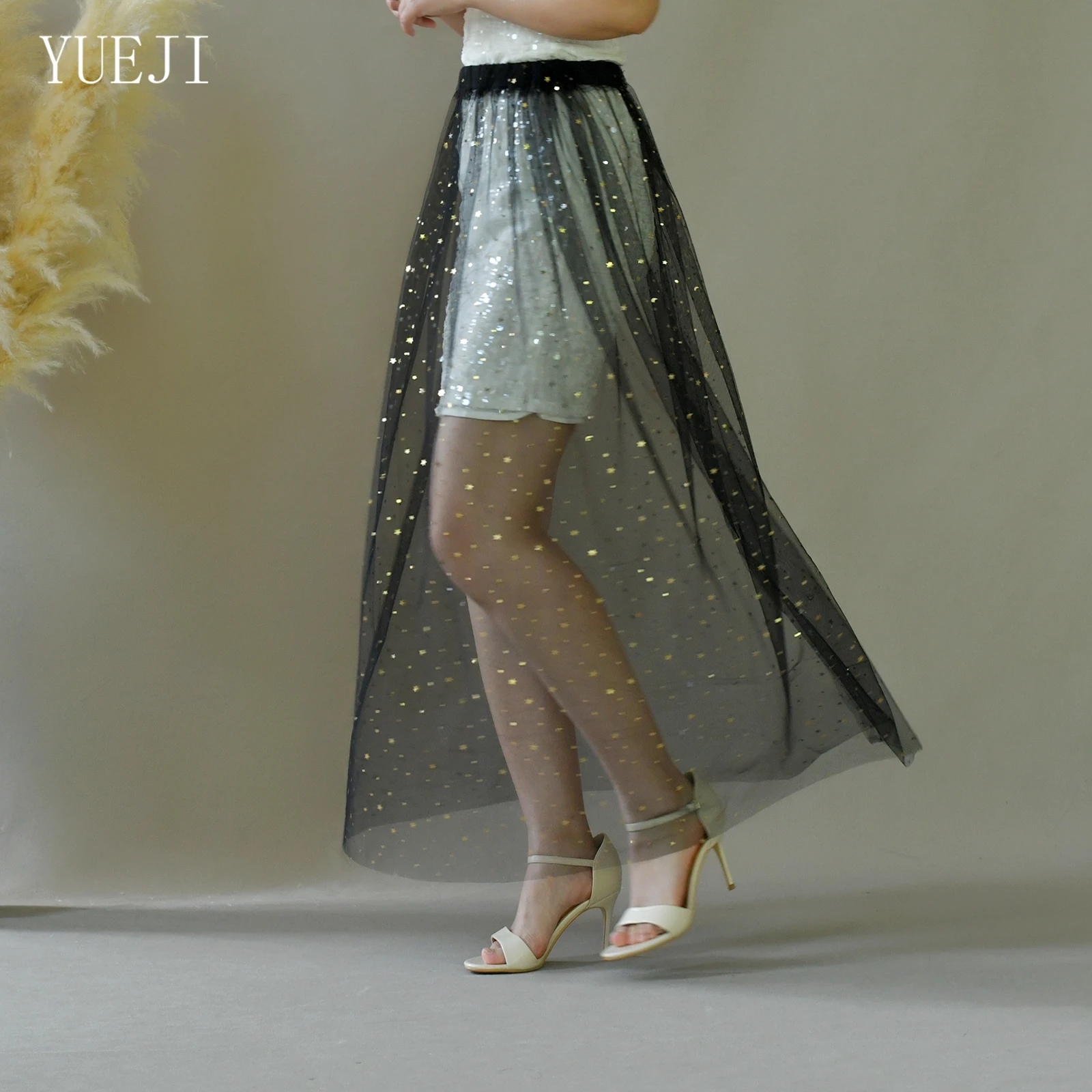 YUEJI Black Summer Beach Ladies Long Skirt High Elastic Breathable Mesh Mysterious Sexy Party Dance Daily Dress Long Skirt V210B
YUEJI Black Summer Beach Ladies Long Skirt High Elastic Breathable Mesh Mysterious Sexy Party Dance Daily Dress Long Skirt V210B