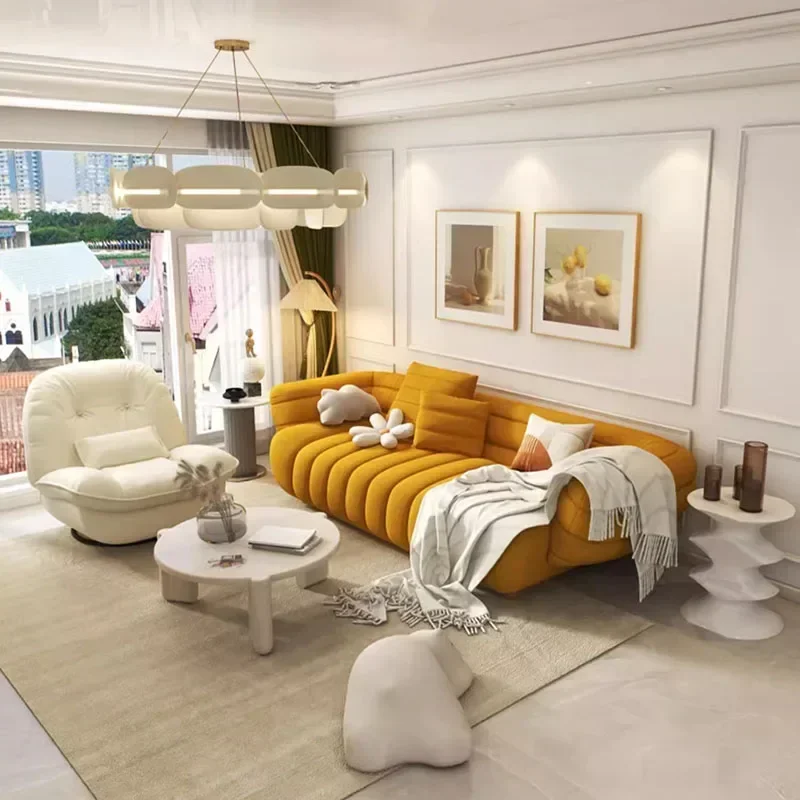Nordic Lazy Love Seat Sofa Yellow Reading Large Comfort High Quality In Stock Couch Small Family Handrail Canape Salon Furniture
Nordic Lazy Love Seat Sofa Yellow Reading Large Comfort High Quality In Stock Couch Small Family Handrail Canape Salon Furniture