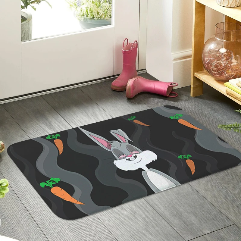 Interior Entrance Mat T-Bugs T-Bunnys Living Room Hallway Bath Rug Custom Doormat Entrance Door Corridor Carpet Slip-resistant
Interior Entrance Mat T-Bugs T-Bunnys Living Room Hallway Bath Rug Custom Doormat Entrance Door Corridor Carpet Slip-resistant