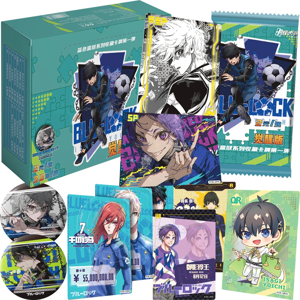 BLUE LOCK Collection Cards Chigiri Hyoma Rin Itoshi Football Competitive Charm Figures Anime Hobby Cards Family Table Toys Gifts
BLUE LOCK Collection Cards Chigiri Hyoma Rin Itoshi Football Competitive Charm Figures Anime Hobby Cards Family Table Toys Gifts