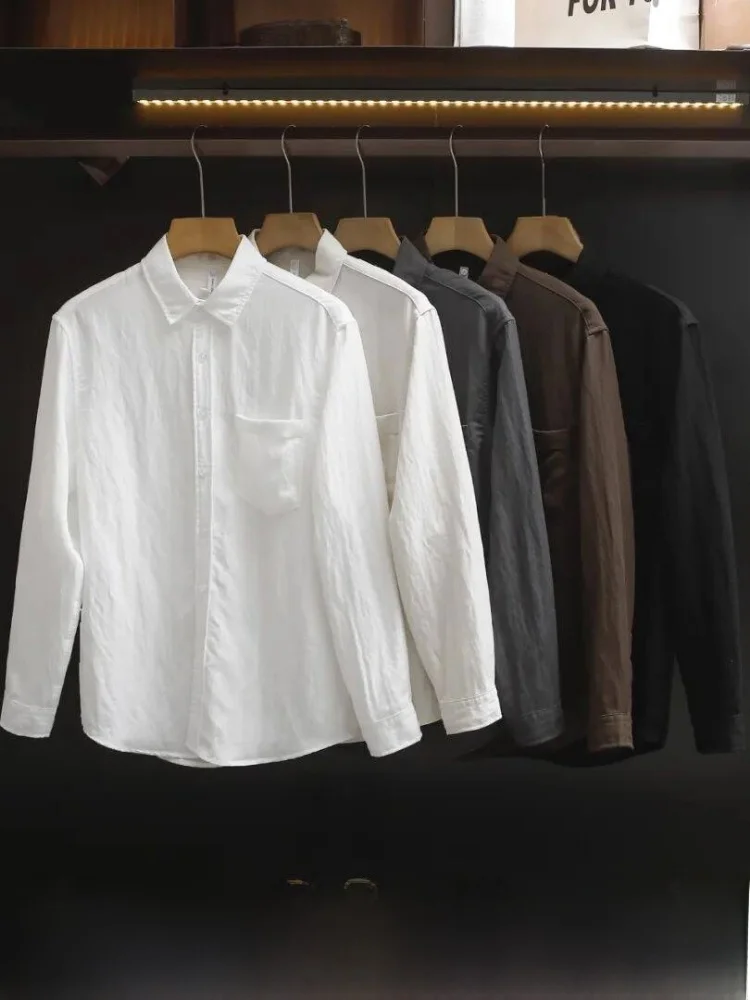 Comfortable Men's Long Sleeve Shirt Casual Style Standard Fit Business Commute Fashionable All Seasons Lenzing Fabric
Comfortable Men's Long Sleeve Shirt Casual Style Standard Fit Business Commute Fashionable All Seasons Lenzing Fabric