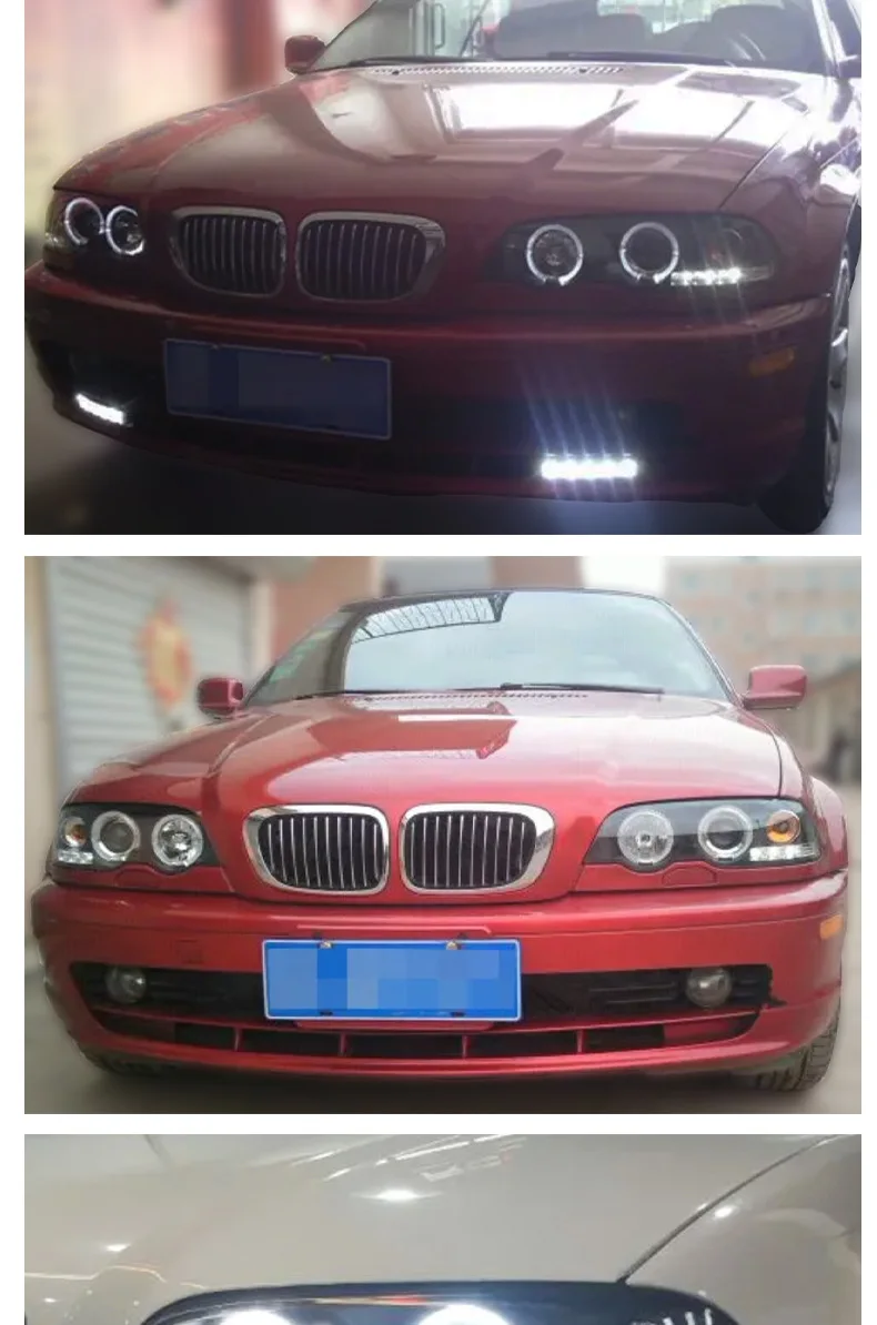 Suitable for 98-02 BMW Three Series Two-door E46 Headlights, A Pair of Lensed Angel Eye Xenon Headlights Assembly
Suitable for 98-02 BMW Three Series Two-door E46 Headlights, A Pair of Lensed Angel Eye Xenon Headlights Assembly