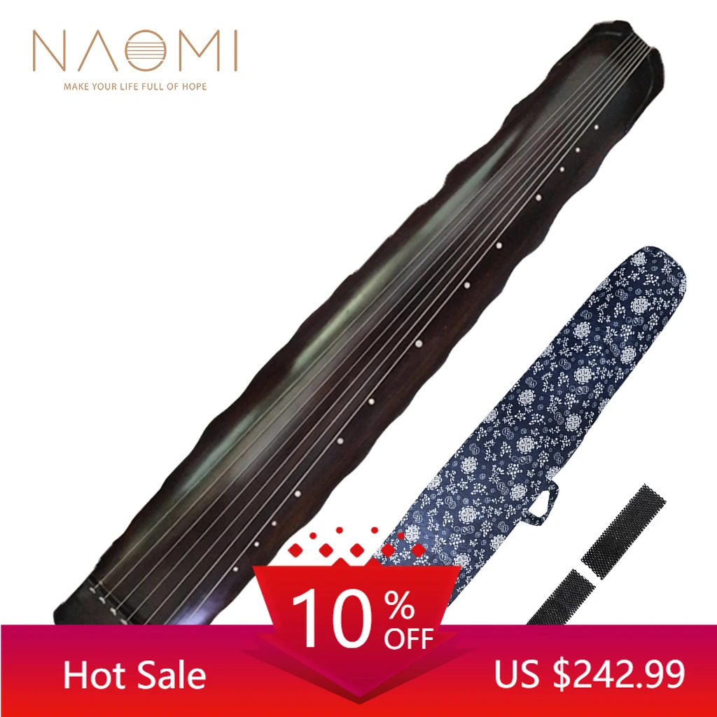 NAOMI Handmade Guqin Luo Xia Style Beautiful Shape Qixian-qin 7 Strings Old Paulownia Natural Lacquer Zither For Beginner Player
NAOMI Handmade Guqin Luo Xia Style Beautiful Shape Qixian-qin 7 Strings Old Paulownia Natural Lacquer Zither For Beginner Player