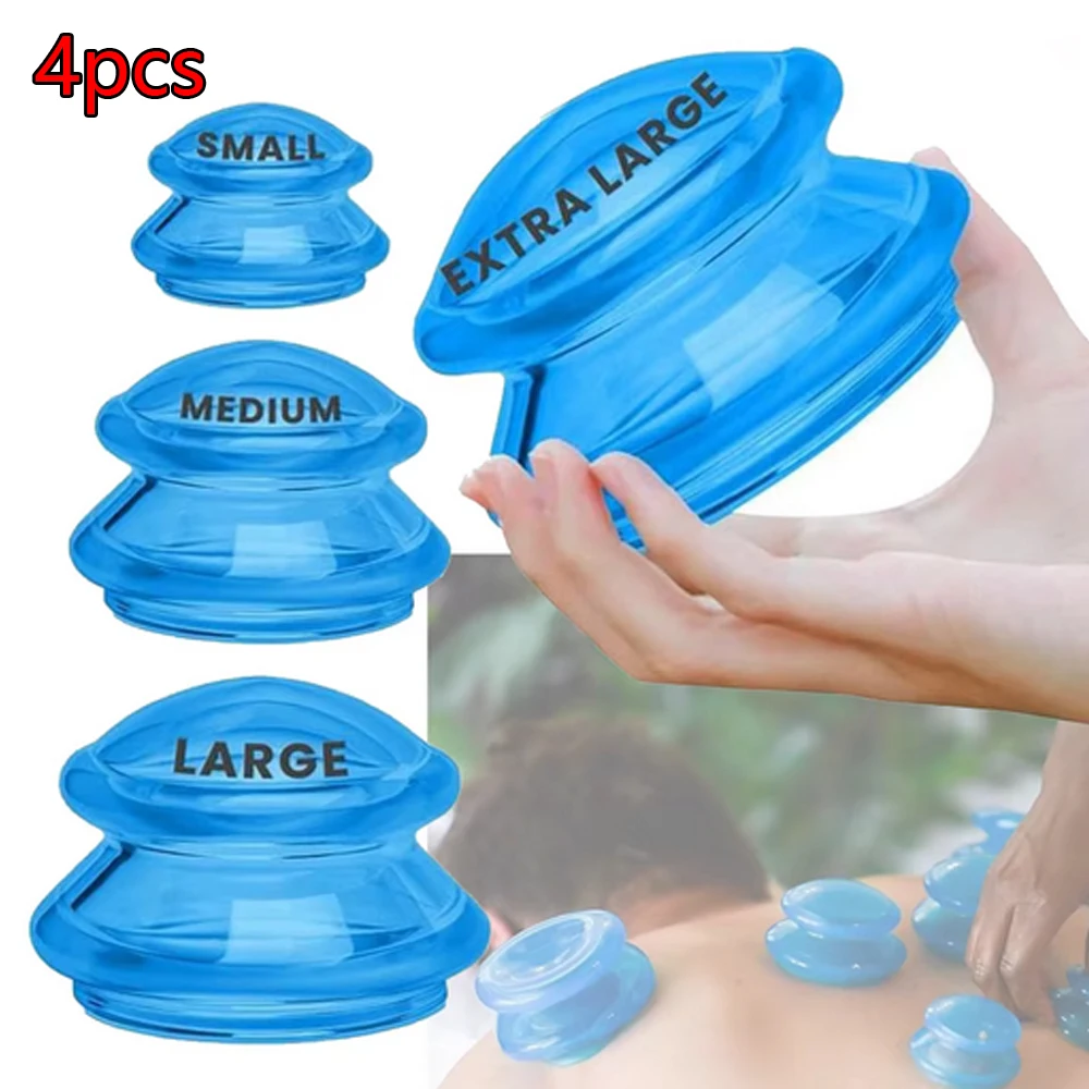 4PCS Body Cups Back Gua Sha Suction Cup Silicone Vacuum Cupping Set Massage Skin Lift Physiotherapy Jars Slim
4PCS Body Cups Back Gua Sha Suction Cup Silicone Vacuum Cupping Set Massage Skin Lift Physiotherapy Jars Slim