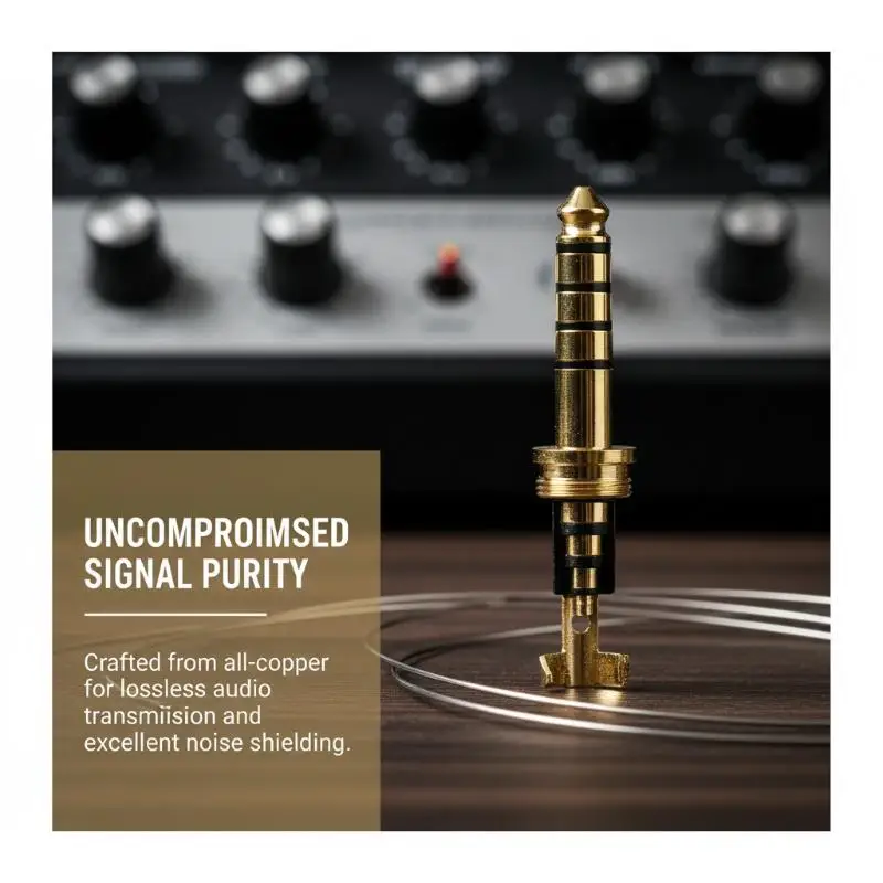 4.4mm Plug 5 Pole Pentaconn M75x05 Threaded Connector Cable Pin for Stereo HiFi Home Theater Assembly
4.4mm Plug 5 Pole Pentaconn M75x05 Threaded Connector Cable Pin for Stereo HiFi Home Theater Assembly