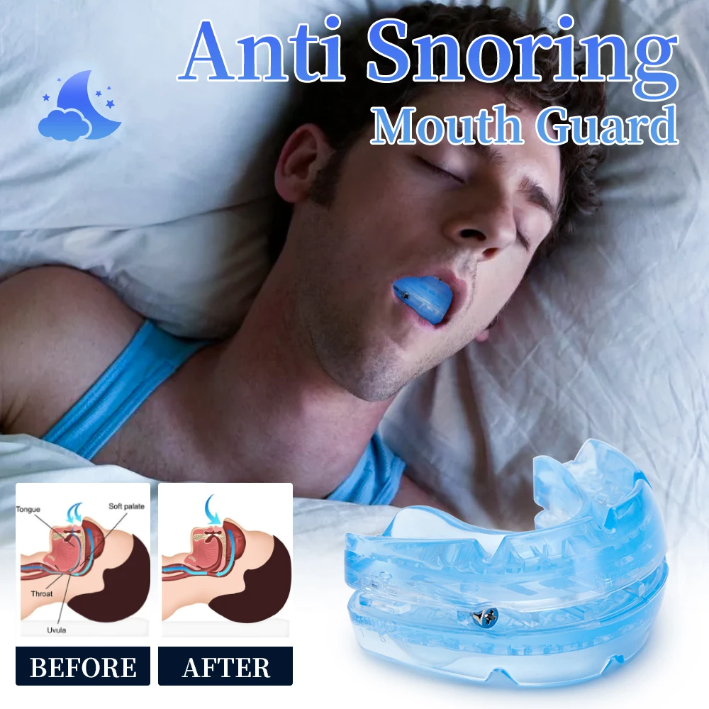 Anti-Snoring Mouth Guard, Adjustable Mouthpiece - Night Time Teeth Mouthguard & Sleeping Bite Guard for Bruxism and Stop Snoring
Anti-Snoring Mouth Guard, Adjustable Mouthpiece - Night Time Teeth Mouthguard & Sleeping Bite Guard for Bruxism and Stop Snoring