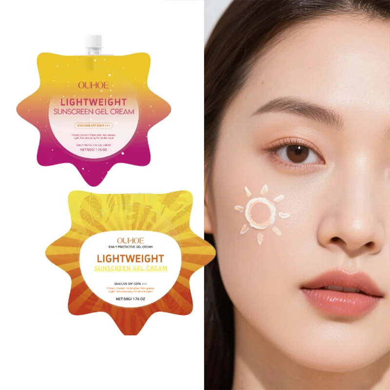 Whitening Sunscreen Gel Spf50+ Brightening Face Body Moisturizer Nourishing Refreshing Lightweight Lasting Sun Protection Cream
Whitening Sunscreen Gel Spf50+ Brightening Face Body Moisturizer Nourishing Refreshing Lightweight Lasting Sun Protection Cream