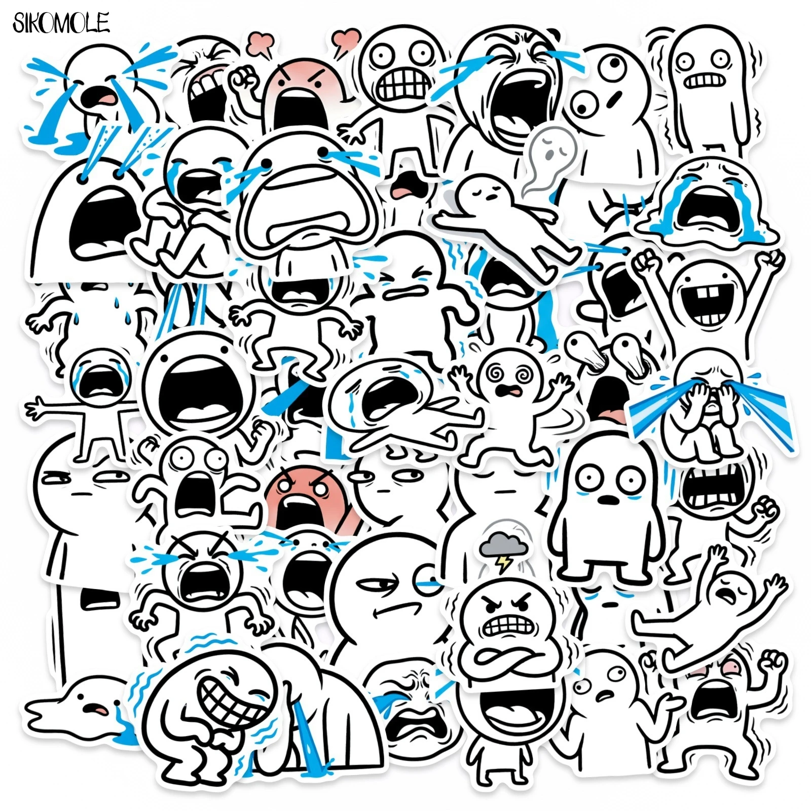 10/30/50PCS Demonic Emotions Funny Quirky Anime Stickers Kawaii DIY Toys Car Guitar Luggage Suitcase Decals Graffiti Sticker
10/30/50PCS Demonic Emotions Funny Quirky Anime Stickers Kawaii DIY Toys Car Guitar Luggage Suitcase Decals Graffiti Sticker