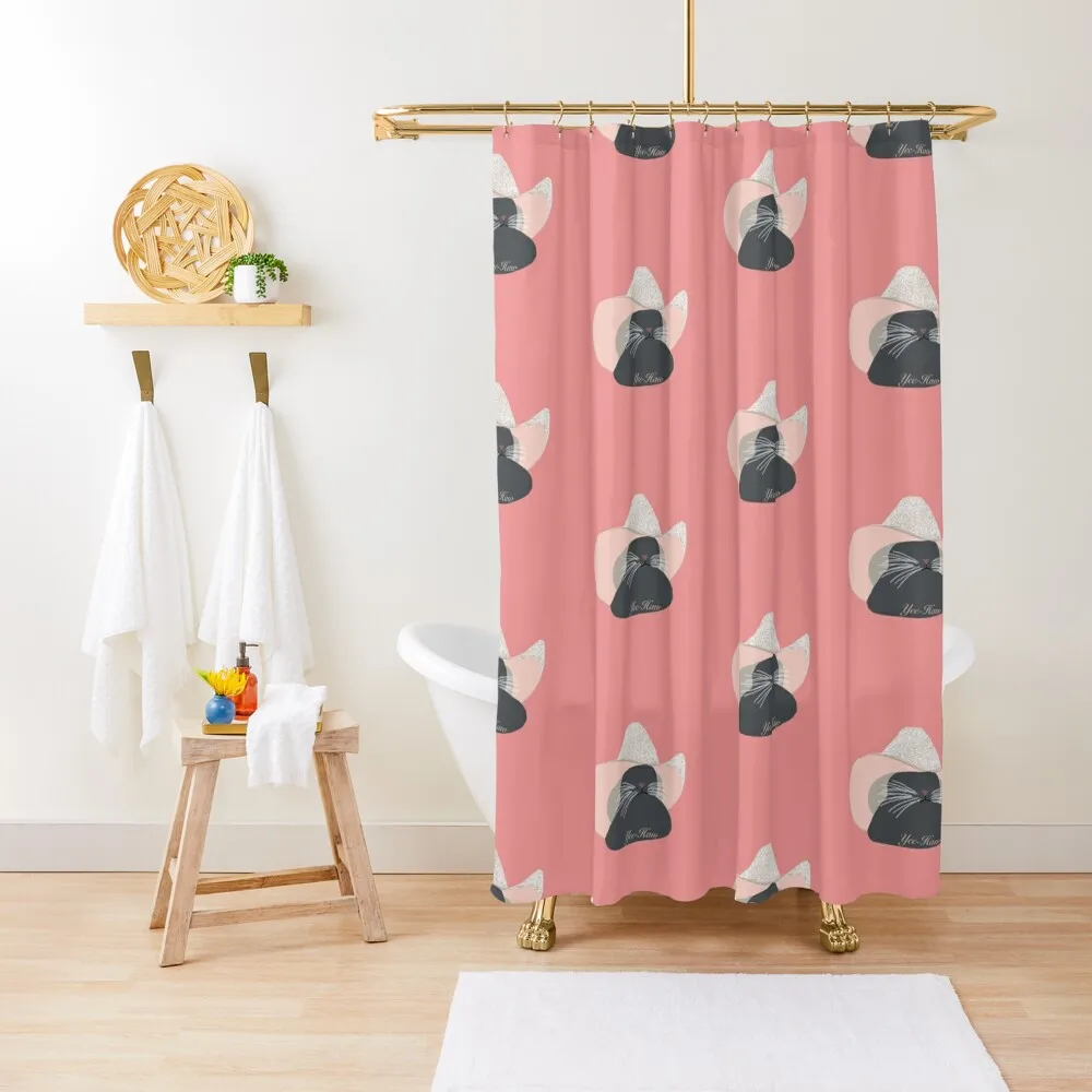 Glitter cowboy cat yee-haw Shower Curtain Modern Accessory Bathrooms Funny Shower Shower Set For Bathroom Curtain
Glitter cowboy cat yee-haw Shower Curtain Modern Accessory Bathrooms Funny Shower Shower Set For Bathroom Curtain
