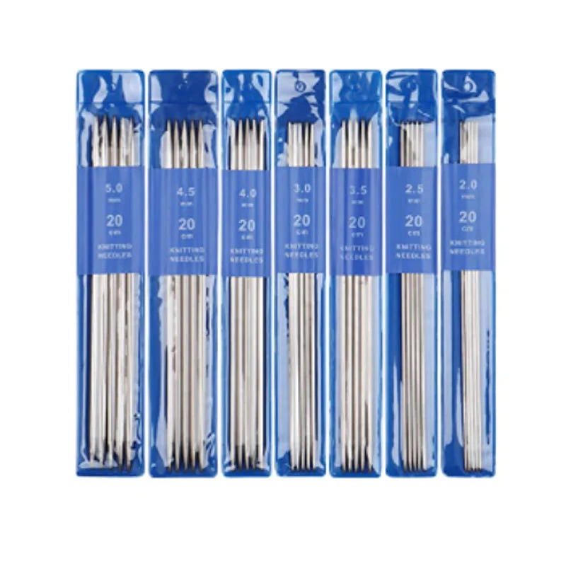 5-35PCS 20cm Stainless Steel Knitting Needles Set 2-5mm Double Pointed Straight Knitting Needles for Sweaters Knitting Tools 
5-35PCS 20cm Stainless Steel Knitting Needles Set 2-5mm Double Pointed Straight Knitting Needles for Sweaters Knitting Tools