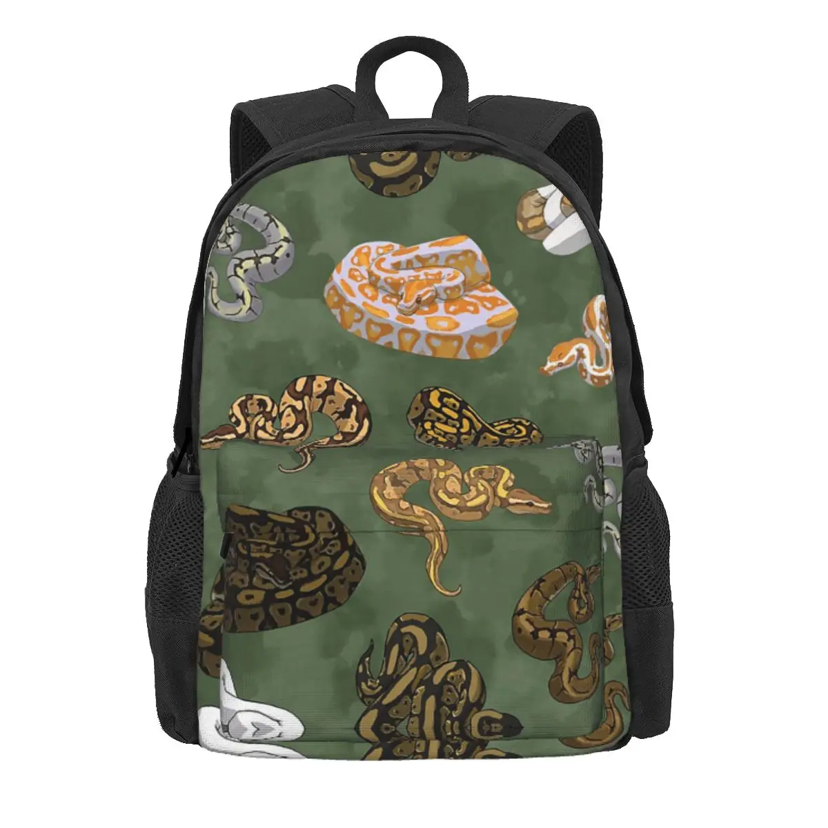 Ball Python Morphs Pattern Moss Green Backpack Daypack Large Capacity Boys Girls BookBag School Bag Shoulder Bags for Men Women
Ball Python Morphs Pattern Moss Green Backpack Daypack Large Capacity Boys Girls BookBag School Bag Shoulder Bags for Men Women