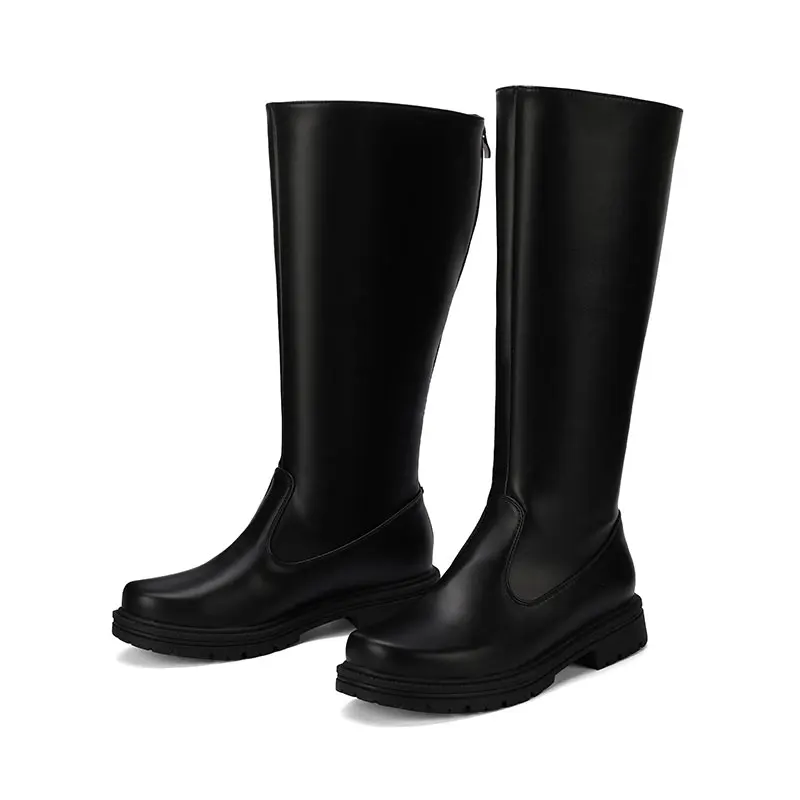 2025 Women Knee High Riding Boots Platform Flat Shoes Fashion Round Toe Zipper Ladies Long Boots Autumn Winter Plus Size40-48
2025 Women Knee High Riding Boots Platform Flat Shoes Fashion Round Toe Zipper Ladies Long Boots Autumn Winter Plus Size40-48