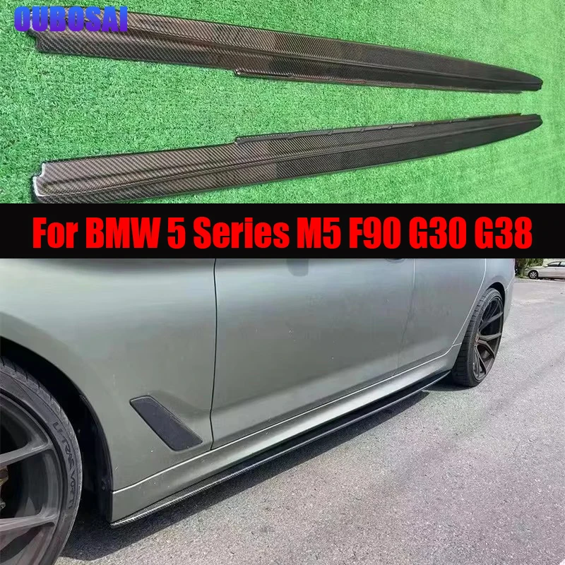 For BMW 5 Series M5 F90 G30 G38 Carbon Fiber Side Skirts Side bumper Splitters Side skirt Cupwings Apron Side panel
For BMW 5 Series M5 F90 G30 G38 Carbon Fiber Side Skirts Side bumper Splitters Side skirt Cupwings Apron Side panel